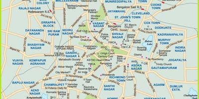 Карта Бангалор