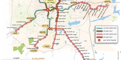 Участок метро намма 2 маршрут на карте